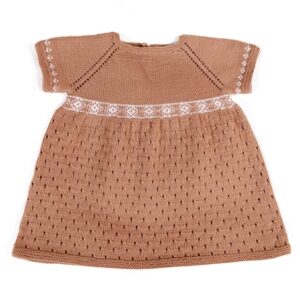 Strikkekjole Alva - garnpakke i Bluum Soft Merino Ull