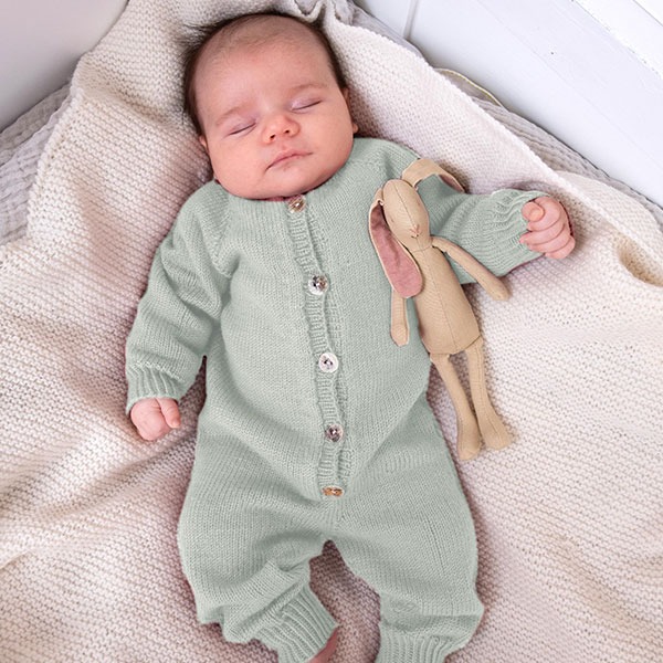 Strikkedress med raglan - garnpakke i Bluum Soft Merino Ull