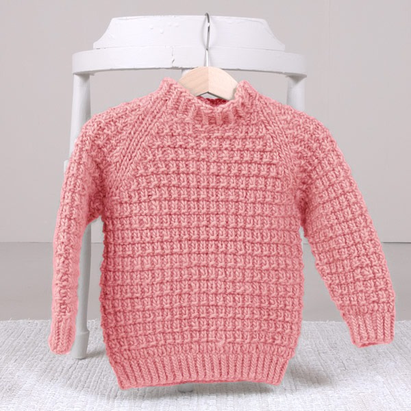 Strikkegenser Hugo - garnpakke fra Bluum i Møy