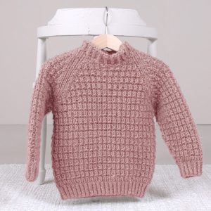 Strikkegenser Hugo - garnpakke fra Bluum i Møy