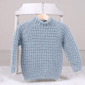 Strikkegenser Hugo - garnpakke fra Bluum i Møy