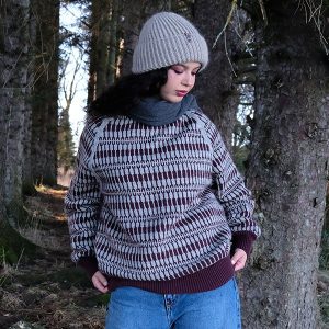 Strikkegenser Lerke til dame - garnpakke i Bluum Pure Eco Baby Wool