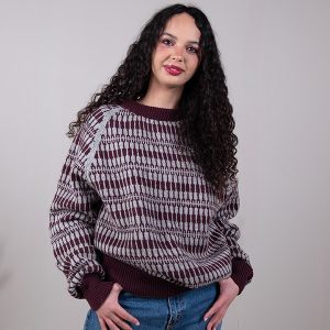 Strikkegenser Lerke til dame - garnpakke i Bluum Pure Eco Baby Wool