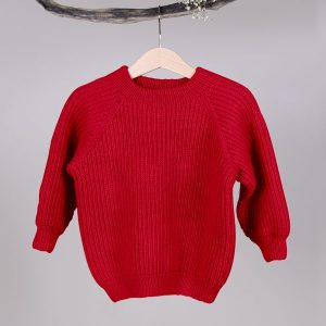 Strikkegenser Noah - garnpakke i Bluum Soft Merino Ull