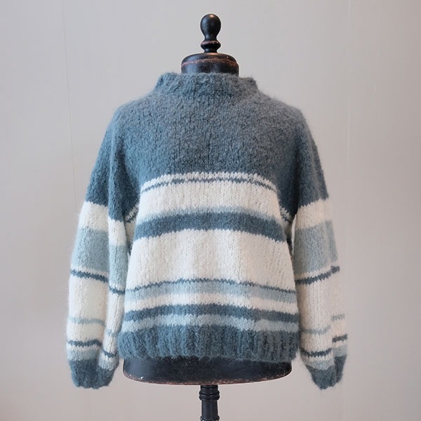 Strikkegenser Sjøgress til dame - garnpakke fra Bluum i Fnugg