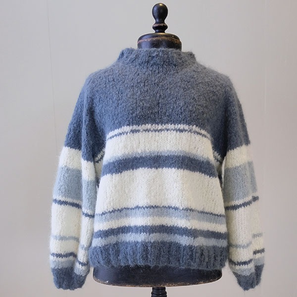 Strikkegenser Sjøgress til dame - garnpakke fra Bluum i Fnugg