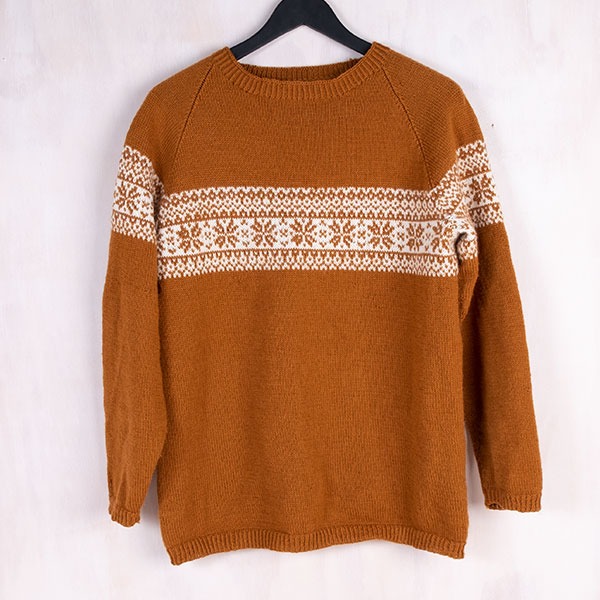 Strikkegenser Stjerne dame v2 - garnpakke i Bluum Pure Eco Baby Wool