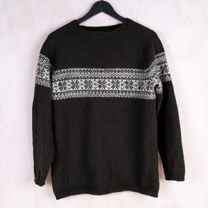 Strikkegenser Stjerne dame v2 - garnpakke i Bluum Pure Eco Baby Wool