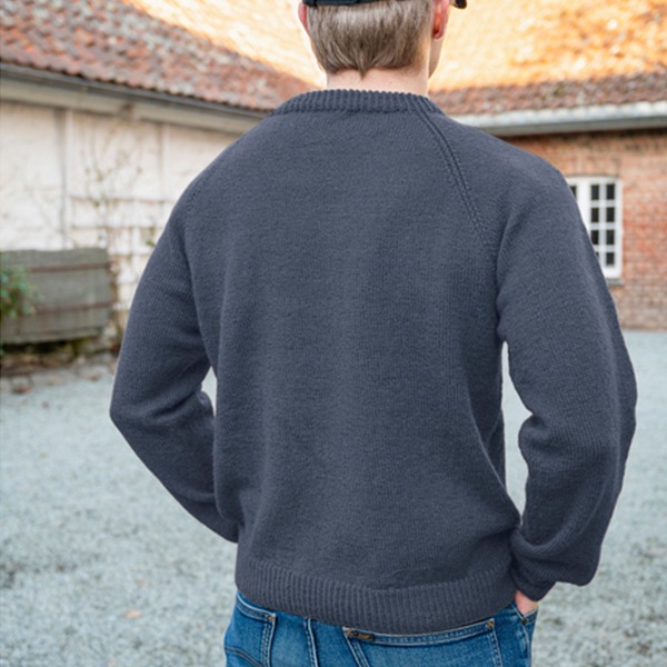 Strikkegenser Ultimate til herre - garnpakke i Bluum Soft Merino Ull