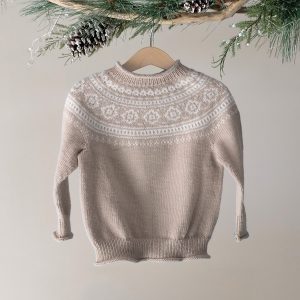 Strikkegenser Vinterdrøm - garnpakke i Bluum Soft Merino Ull