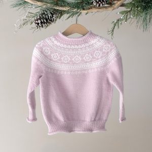 Strikkegenser Vinterdrøm - garnpakke i Bluum Soft Merino Ull