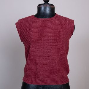Strikkevest Robin til dame - garnpakke i Bluum Soft Merino Ull