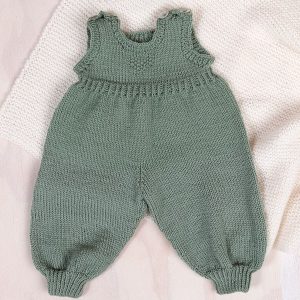 Strikk Sparkebukse Hjerte - garnpakke i Bluum Pure Eco Baby Wool