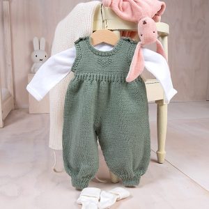 Strikk Sparkebukse Hjerte - garnpakke i Bluum Pure Eco Baby Wool