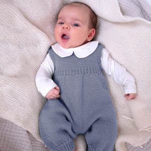 Strikk Sparkebukse Hjerte - garnpakke i Bluum Pure Eco Baby Wool