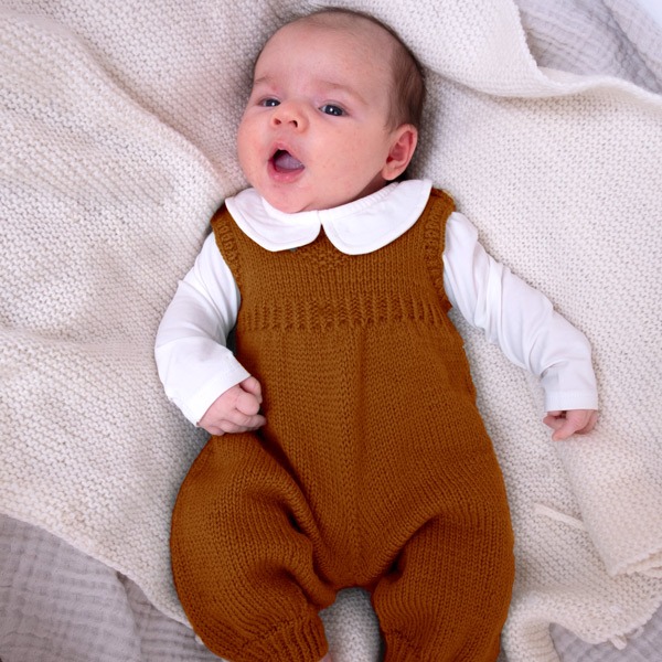 Strikk Sparkebukse Hjerte - garnpakke i Bluum Pure Eco Baby Wool