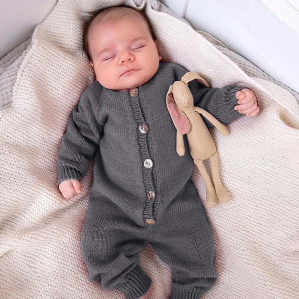 Strikkedress med raglan - garnpakke i Bluum Soft Merino Ull