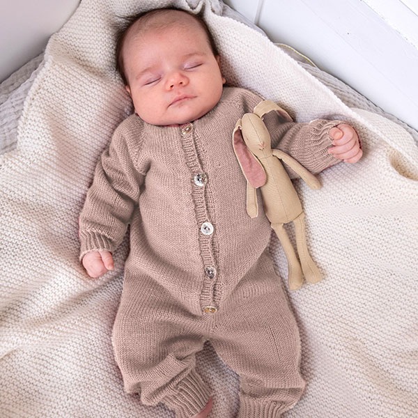 Strikkedress med raglan - garnpakke i Bluum Soft Merino Ull