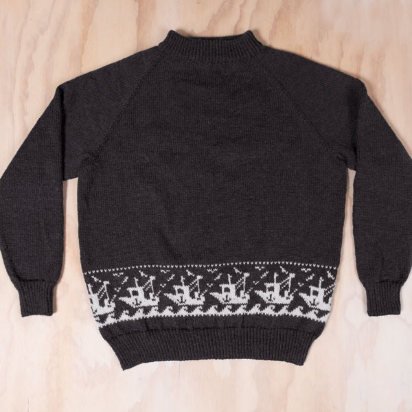 Strikkegenser Fiskebåt til herre - garnpakke i Bluum Pure Eco Baby Wool