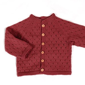 Strikkejakke Madicken - garnpakke i Bluum Soft Merino Ull