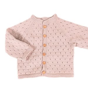 Strikkejakke Madicken - garnpakke i Bluum Soft Merino Ull
