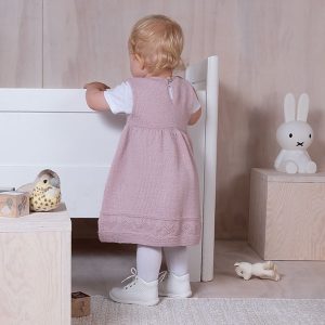 Strikkekjole Hjerte - garnpakke i Bluum Pure Eco Baby Ull