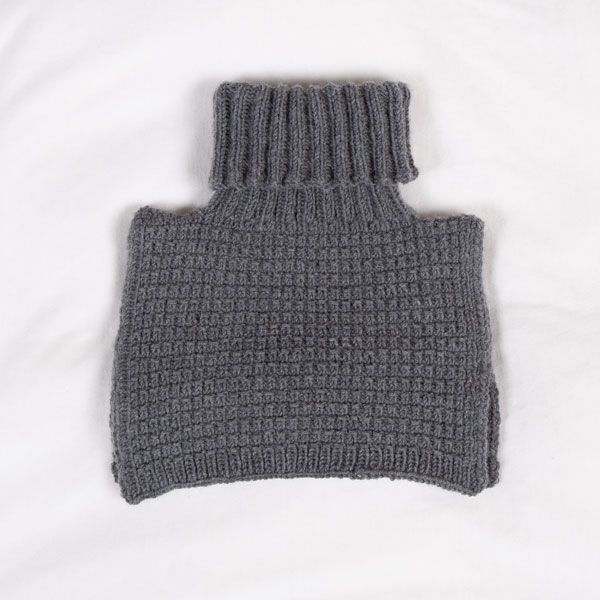 Bluum strikk - Hugo-hals til barn/voksen - gratis strikkeoppskrift