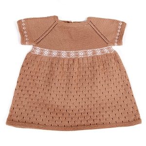 Strikkekjole Alva - garnpakke i Bluum Soft Merino Ull