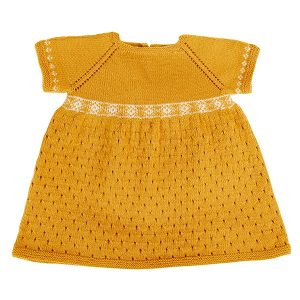 Strikkekjole Alva - garnpakke i Bluum Soft Merino Ull