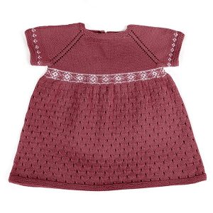 Strikkekjole Alva - garnpakke i Bluum Soft Merino Ull