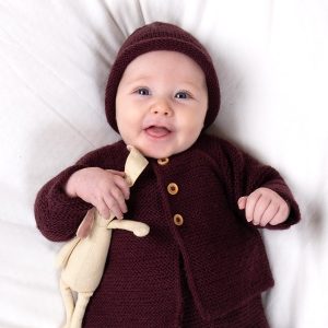 Strikkesett Rille med lue - garnpakke i Bluum Pure Eco Baby Wool