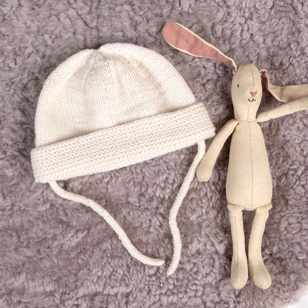 Strikkesett Babysett Rille med lue - garnpakke i Bluum Soft Merino Ull