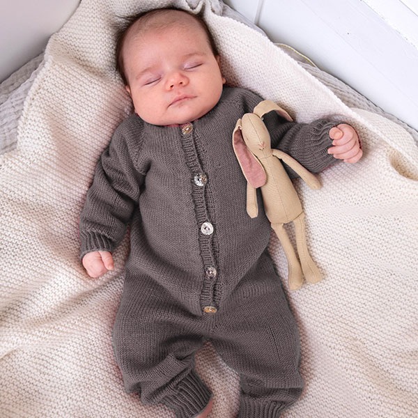 Strikkedress med raglan - garnpakke i Bluum Soft Merino Ull