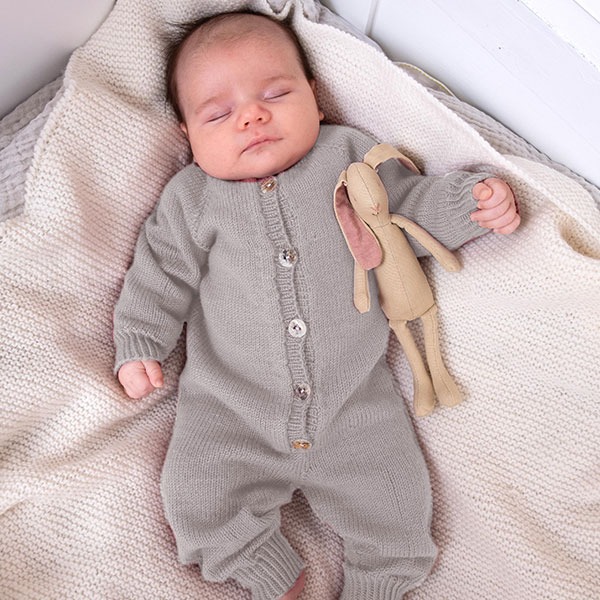 Strikkedress med raglan - garnpakke i Bluum Soft Merino Ull