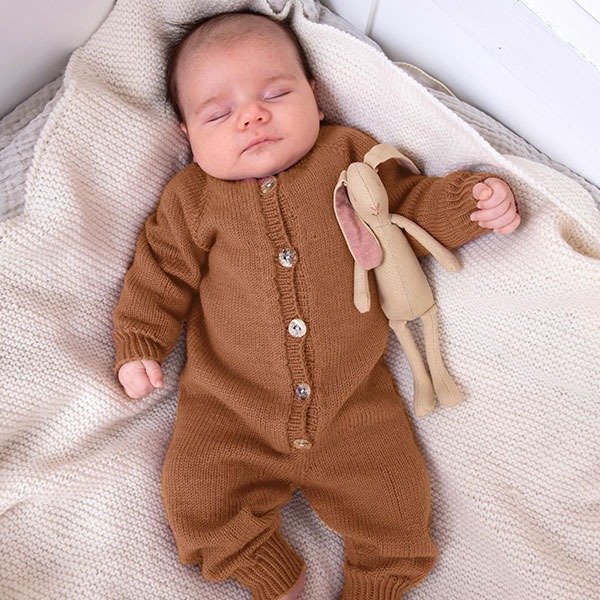 Strikkedress med raglan - garnpakke i Bluum Soft Merino Ull