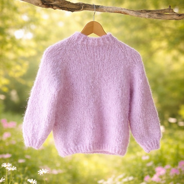 Strikkegenser August - garnpakke fra Bluum i Fnugg