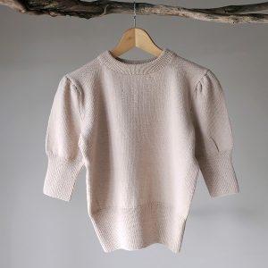 Strikkegenser NOVI til dame - garnpakke i Bluum Soft Merino Ull