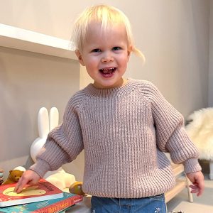 Strikkegenser Noah - garnpakke i Bluum Soft Merino Ull