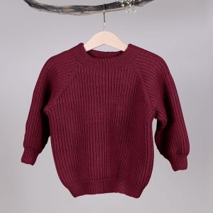 Strikkegenser Noah - garnpakke i Bluum Soft Merino Ull