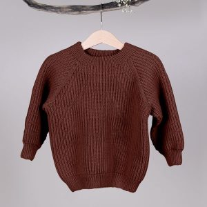 Strikkegenser Noah - garnpakke i Bluum Soft Merino Ull
