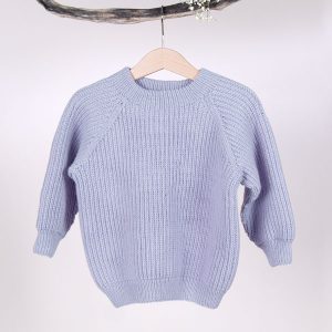 Strikkegenser Noah - garnpakke i Bluum Soft Merino Ull