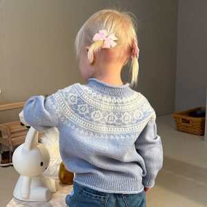Strikkegenser Vinterdrøm - garnpakke i Bluum Soft Merino Ull