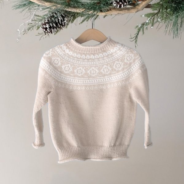 Strikkegenser Vinterdrøm - garnpakke i Bluum Soft Merino Ull