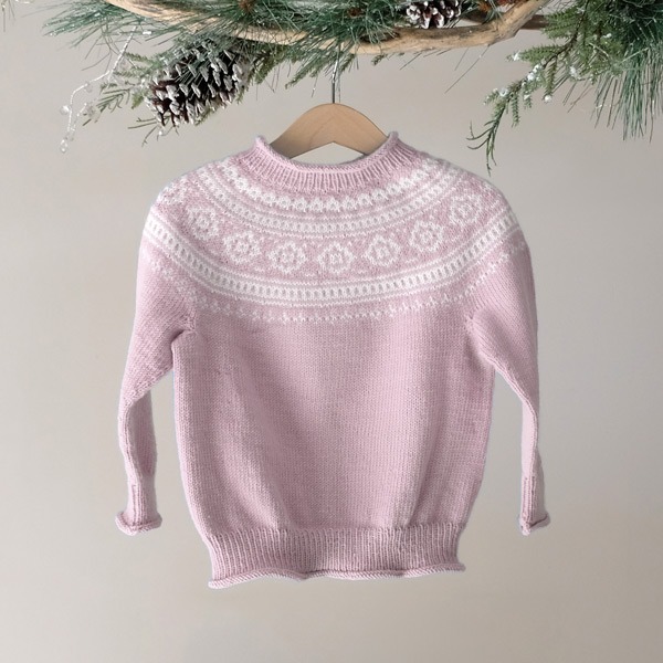 Strikkegenser Vinterdrøm - garnpakke i Bluum Soft Merino Ull