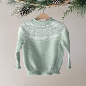 Strikkegenser Vinterdrøm - garnpakke i Bluum Soft Merino Ull