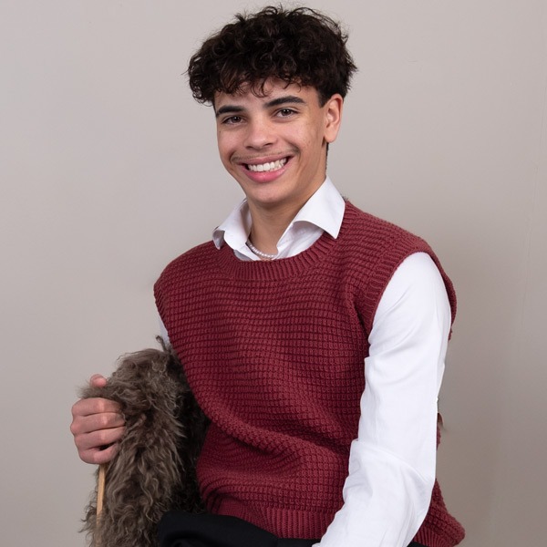 Strikkevest Robin til herre - garnpakke i Bluum Soft Merino Ull