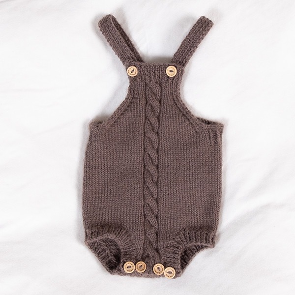 Strikkeromper Kamelia m/seler - garnpakke fra Bluum i Sunset in Sahara