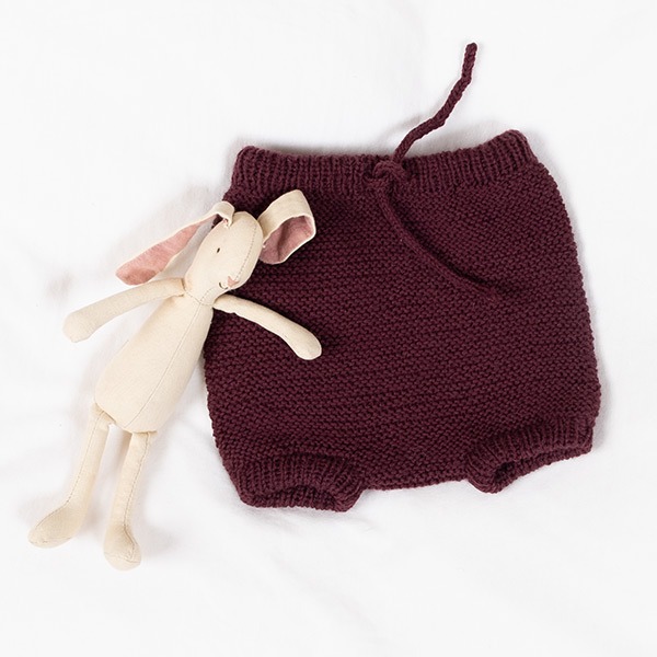Strikkesett Babypakke Rille - garnpakke i Bluum Pure Eco Baby Wool