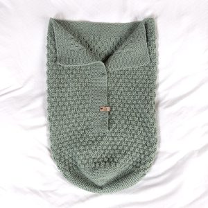 Strikk Kosepose Hompetitten - garnpakke i Bluum Pure Eco Baby Wool