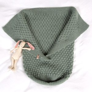 Strikk Kosepose Hompetitten - garnpakke i Bluum Pure Eco Baby Wool